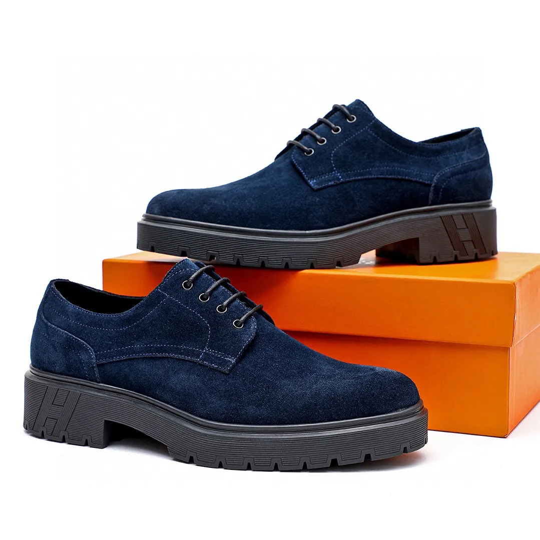 Men's shoes 💰700 💐[HERMES] popular men's shoes counter original items! The world's top brands...Luxury quality...//Fashion and high-end footwear 👍💪🏻...give you a low-key luxury comfort experience👍. The upper is made of pure Italian imported raw board frosted cowhide. Sweat-absorbent cowhide leather lining. Comfortable and breathable. The original rubber foam light outsole is high-end and classy. Luxurious and noble!! .. OEM factory shipment [Hug] stall.. Original plate. Welcome to taste..39-45 (38.45.46🉑️Customized)